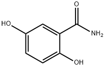2,5-二羟基苯甲酰胺 结构式