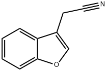 苯并[b]呋喃-3-乙腈 结构式