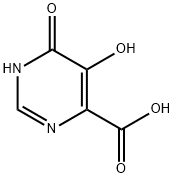 5,6-二羟基嘧啶-4-羧酸 结构式
