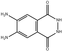 6,7-diamino-2,3-dihydrophthalazine-1,4-dione 结构式