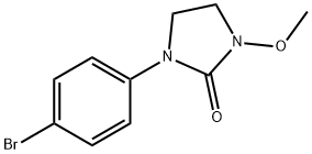 1-(4-Bromophenyl)-3-methoxyimidazolidin-2-one 结构式