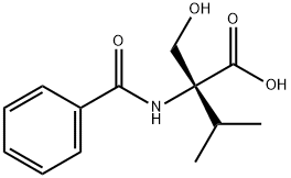 DL-N-苯甲酰-2-异丙酯丝氨酸 结构式