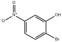 2-溴-5-硝基苯酚 结构式
