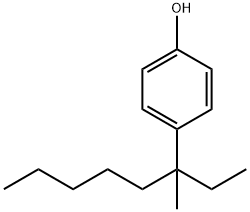 4-(3-甲基-3-辛基)苯酚 结构式