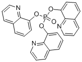 磷酸三(8-喹啉酯) 结构式