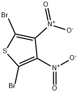 2,5-二溴-3,4-二硝基噻吩 结构式