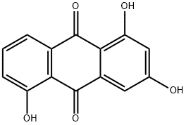 1,3,5-TRIHYDROXYANTHRAQUINONE 结构式