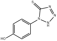 1-(4-羟基苯基)-5-巯基-四氮唑 结构式