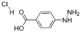Benzoic acid, 4-hydrazino-, hydrochloride 结构式