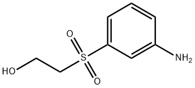 间-β-羟乙基砜苯胺 结构式