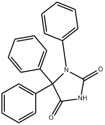 1,5,5-Triphenyl-2,4-imidazolidinedione 结构式