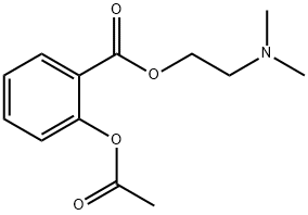 dimethylaminoethyl acetylsalicylate 结构式