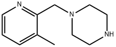 1-((3-甲基吡啶-2-基)甲基)哌嗪 结构式