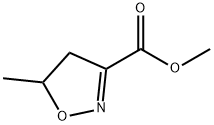 3-Isoxazolecarboxylicacid,4,5-dihydro-5-methyl-,methylester(9CI) 结构式