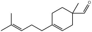 1-甲基-4-(4-甲基-3-戊烯基)-3-环己烯-1-甲醛 结构式