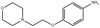 4-(2-吗啉-4-乙氧基)苯胺 结构式