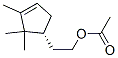 (R)-2,2,3-trimethylcyclopent-3-ene-1-ethyl acetate 结构式