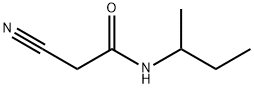 2-cyano-N-(1-methylpropyl)acetamide 结构式