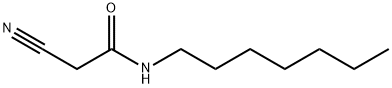 2-氰基正庚基乙酰胺 结构式