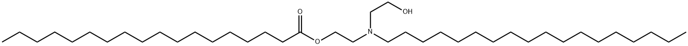 十八烷酸-2-[2-(羟乙基)十八氨基乙酯 结构式