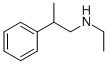 N-乙基-2-苯基丙-1-胺 结构式