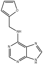 6-糠氨基嘌呤 结构式