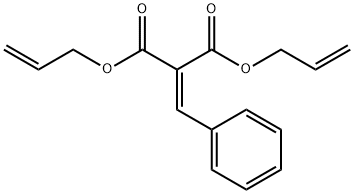 diprop-2-enyl 2-benzylidenepropanedioate 结构式