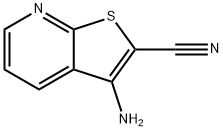 3-氨基-噻吩并[2,3-B]吡啶-2-甲腈 结构式