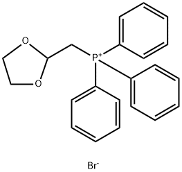 溴代乙醛缩乙二醇三苯基膦盐 结构式
