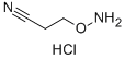 3-(氨基氧基)丙腈盐酸盐 结构式