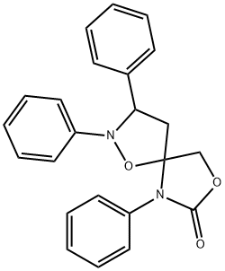 2,3,6-Triphenyl-1,8-dioxa-2,6-diazaspiro[4.4]nonan-7-one 结构式