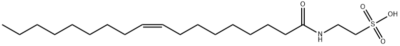 2-[(1-OXO-9Z-OCTADECENYL)AMINO]-ETHANESULFONIC ACID 结构式