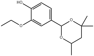 乙基香兰素己二醇缩醛 结构式