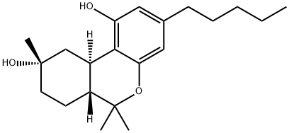 (6aR)-6aβ,7,8,9,10,10a-Hexahydro-6,6,9β-trimethyl-3-pentyl-6H-dibenzo[b,d]pyran-1,9α-diol 结构式