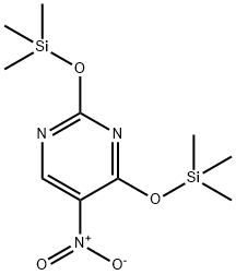 5-nitro-2,4-bis-O-trimethylsilyluracil 结构式