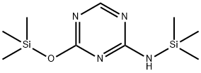 N-(三甲基硅基)-4-(三甲基硅氧基)-1,3,5-三嗪-2-胺 结构式