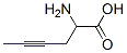 2-Amino-4-hexynoic acid 结构式