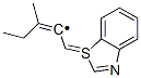 2-[3-(3-ETHYL-2(3H)-BENZOTHIAZOLYLIDENE)-2-METHYL-1-PROPENYL]-3-[3-(SULFOOXY)BUTYL]BENZOTHIAZOLIUM HYDROXIDE INNER SALT 结构式