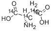 L-ASPARTIC ACID-UL-14C 结构式