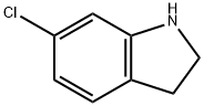 6-氯吲哚啉 结构式
