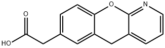 5H-chroMeno[2,3-b]pyridin-7-ylacetic acid 结构式