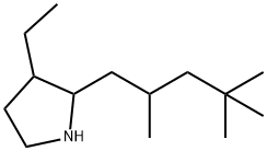 Pyrrolidine, 3-ethyl-2-(2,4,4-trimethylpentyl)- (9CI) 结构式