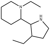 Piperidine, 1-ethyl-2-(3-ethyl-2-pyrrolidinyl)- (9CI) 结构式