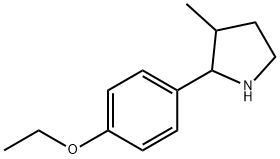 Pyrrolidine, 2-(4-ethoxyphenyl)-3-methyl- (9CI) 结构式