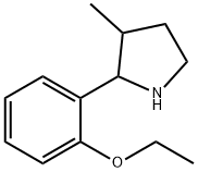 Pyrrolidine, 2-(2-ethoxyphenyl)-3-methyl- (9CI) 结构式