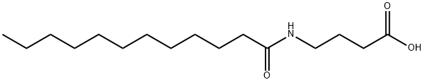 N-dodecanoyl-4-aminobutyric acid 结构式