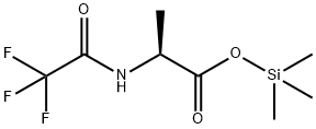 N-(Trifluoroacetyl)-L-alanine trimethylsilyl ester 结构式