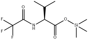 L-Valine, N-(trifluoroacetyl)-, trimethylsilyl ester 结构式