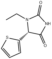 2,4-Imidazolidinedione,1-ethyl-5-(2-thienyl)-,(5R)-(9CI) 结构式