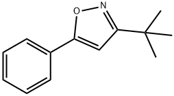 5-Phenyl-3-tert-butylisoxazole 结构式